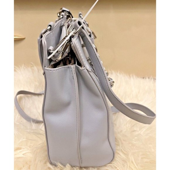 NWT STEVE MADDEN BLISHA SATCHEL CROSSBODY HAND BAG FOG TIK TOK VIRAL TRENDY - Picture 5 of 7